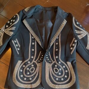 Embellished Black Jacket